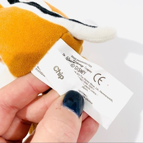 NWT Disney’s Chip 7” Bean Bag Plush - Picture 8 of 8